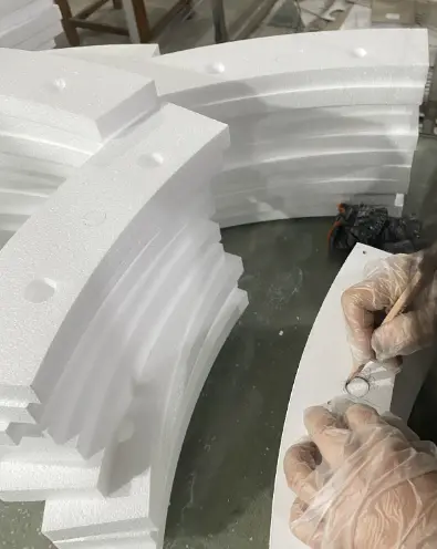 The detailed process flow of casting